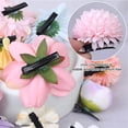 thumbnail image 2 of Paquete de 21 pinzas para el pelo de flores artificiales para boda, fiesta de graduación, decoración para el cabello para mujeres y niños, 2 of 5