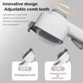 thumbnail image 5 of 2-in-1 Pet Deshedding Brush Cat Dematting Comb for Dog and Cat Hair Removal Supplies for Shedding Long & Short Hair Massage Grooming Tools Easy To Remove Loose Undercoat,Matted Fur & Tangles, 5 of 6