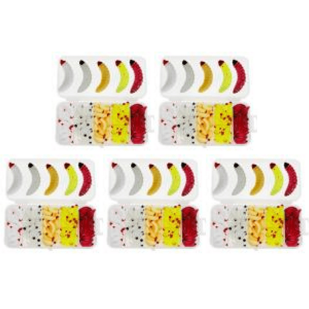 Kits Señuelos Pesca Con Gusano Pan Biónico Cebo Suave Wobbler Falso Luminoso PVC 2cm 0 4g