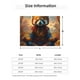 thumbnail image 5 of Fotbe Prairie Meditating Raccoon Manta de Franela con Estampado, Manta Ultrasuave para Cama, Sofá, Auto, Hipoalergénica y Antibolitas-50"x40", 5 of 6