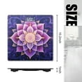 thumbnail image 2 of High Precision Body Weight Scale Smart Bathroom Scales with Large LCD Display(400lbs),Decorative for Bedroom-Mandala Lotus Flower With Purple Petals And Golden Center, 2 of 4
