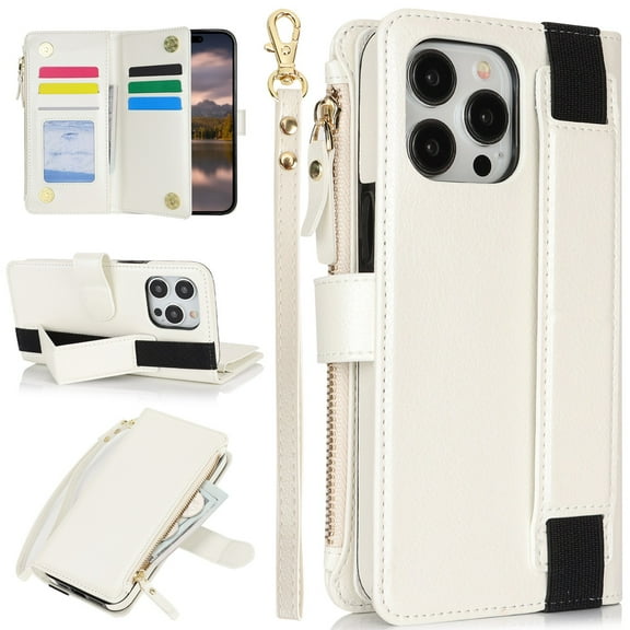 For iPhone 13 Pro Max 13Mini 13Pro Phone Case Wallet Case with Card Holder Magnetic For iPhone 13 Pro Max Leather Phone Cases