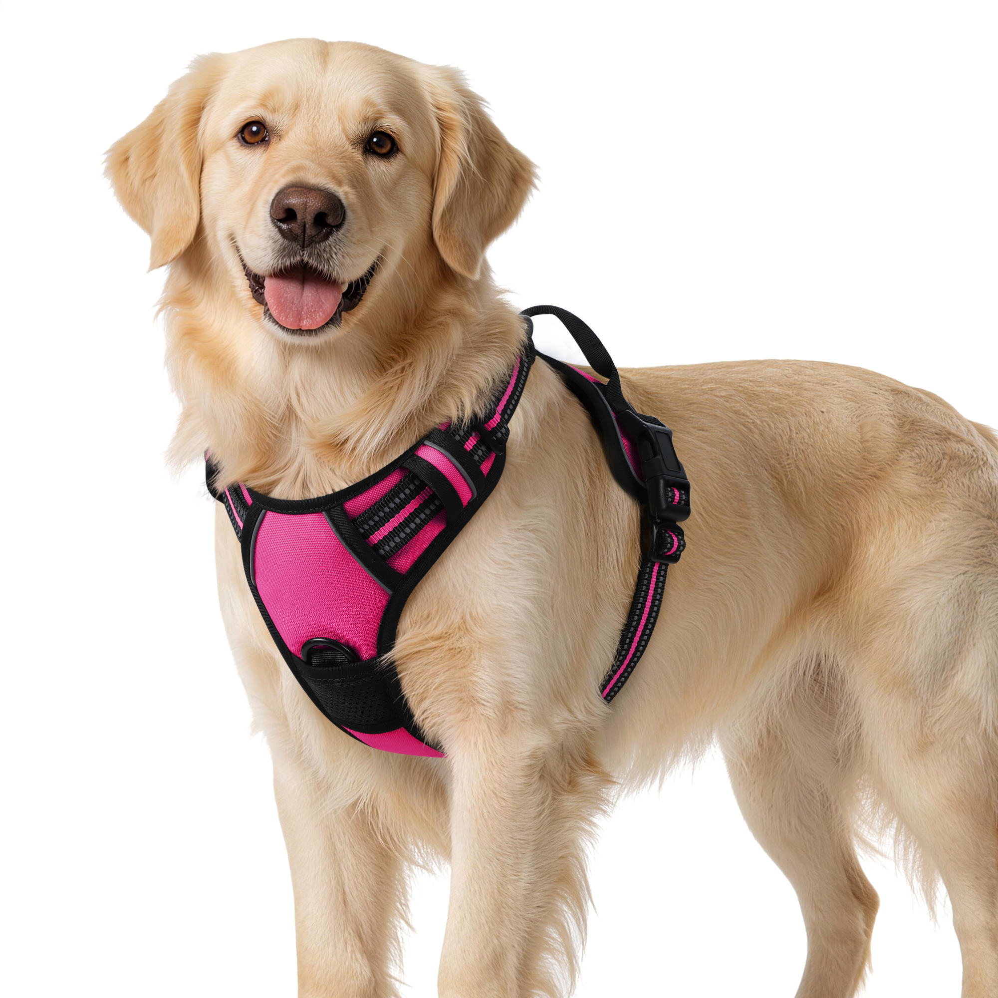 Pigo No Pull Dog Harness Large Hot Pink