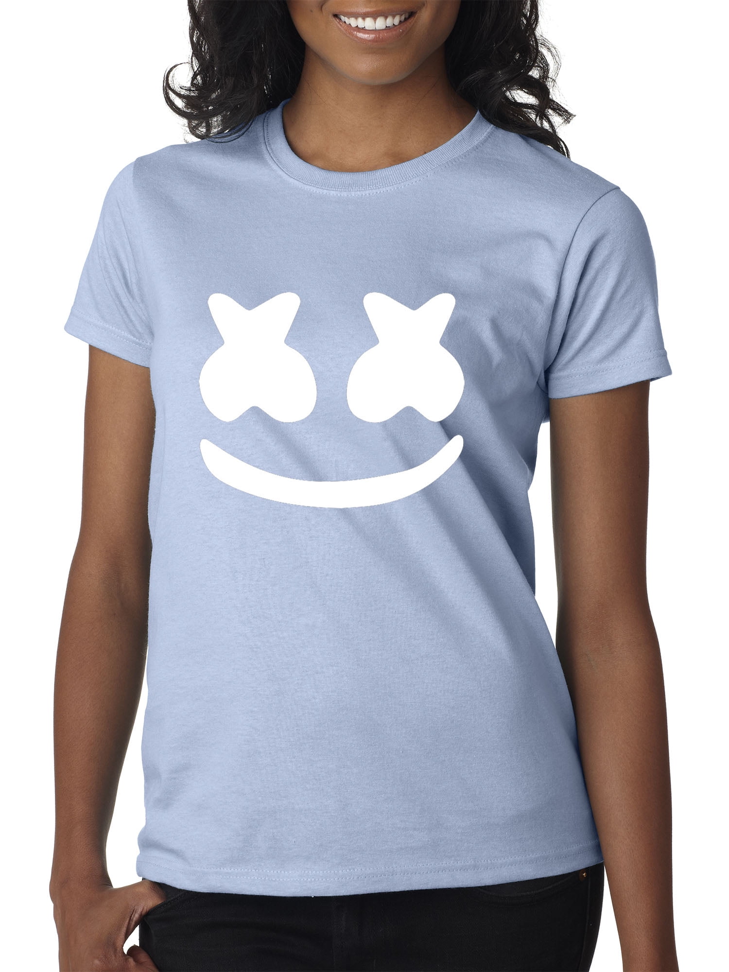 New Way 984 Youth T-Shirt Marshmello DJ Smiley Face
