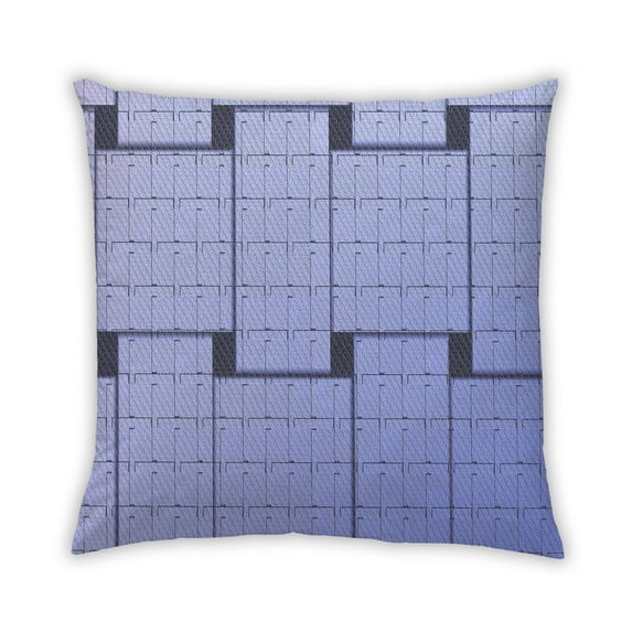 Ahgly Company Outdoor Square Contemporary Throw Pillow, 18 inch by 18 inch