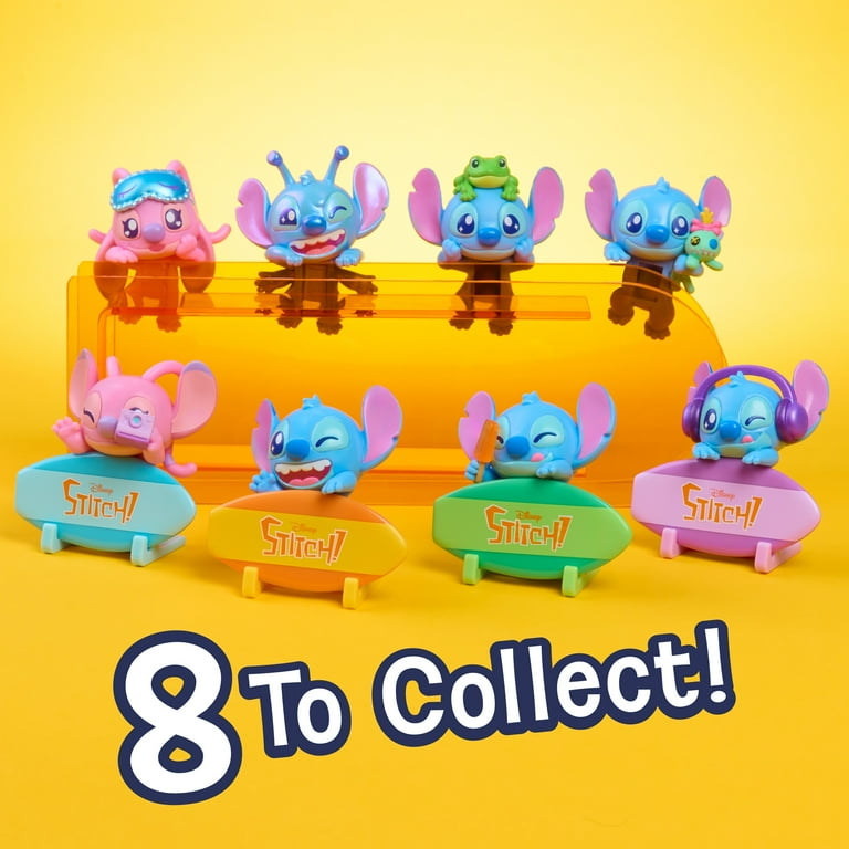 Disney Stitch Attachmeez Collectible Mini Figure Blind Box, Hangs