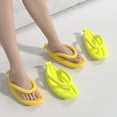 thumbnail image 4 of Platform Cloud Fruit banana Cartoon cute funny flip flops men Woman Summer Beach Slides Non Slip Soft Home House Slippers 2024, 4 of 6