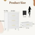thumbnail image 6 of Erosoei Modern Metal Nightstand 3 Drawer Dresser for Bedroom, 6 of 6