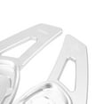 thumbnail image 4 of Pair Silver Tone Car Steering Wheel Shift Paddle Cover Shifter Extension Aluminum Alloy for Audi A5 S3 S6 SQ5 RS6 RS7, 4 of 5