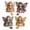 #A05-Butterfly Fairies, variant on Fairy Patchwork DIY Collection, Fun Flower Fairies Handmade Patchwork Sewing Kit,Make 4PCS Winged Elf Cloth Doll for Adults & Beginners with Pre-Cut Materials,Fabric Full Supplies,Ocean Fairies