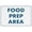 Warning Sign 4, variant on Food Prep Area Sign Sign, 8"x12" Grade Reflective Sheeting Rust Free Aluminum, Weather Resistant, Waterproof, Easy To Mount