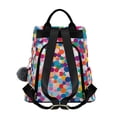 thumbnail image 2 of FORMRS Women's Travel Backpack Purse Anti-Theft Hidden Pockets Casual Shoulder Bag, Blue Colorful Circles, 2 of 7