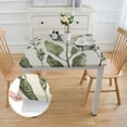 thumbnail image 2 of HAOXIT  Spring Summer Tablecloth Rectangular, Eucalyptus Floral Table Cover for Party Picnic Dinner Decor 36*36, 2 of 8