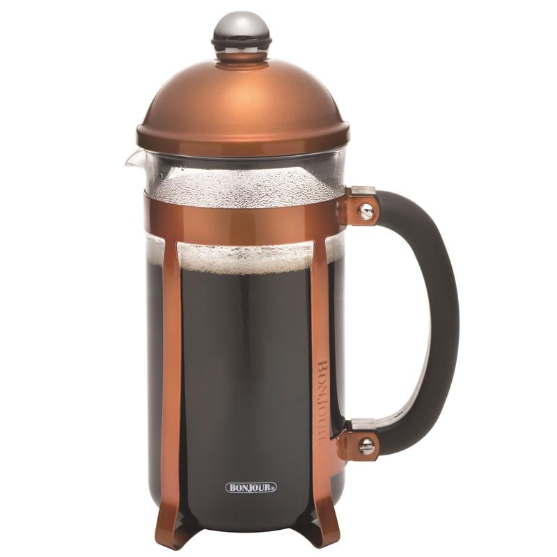 Bonjour Maximus Copper 8 Cup French Press with Scoop