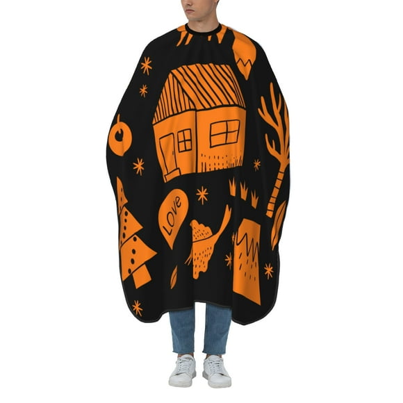 ZICANCN Hair Cutting Cape for Adults-Frost Cape Salon Barber Cape for Hair Stylist Shampoo Capes Waterproof , 55x66 Inch