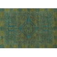 thumbnail image 1 of Ahgly Company Indoor Rectangle Abstract Light Blue Modern Area Rugs, 2' x 4', 1 of 4