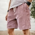 thumbnail image 2 of TBWNWG Men's Casual Shorts for Everyday Wear - Lightweight and Comfortable Spring and Summer Shorts with Versatile Solid Design for Relaxed Outfits,Size 2XL, 2 of 4