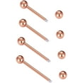 thumbnail image 4 of Briana Williams 14G Rose Gold Tongue Ring Stainless Barbells  Piercing Jewelry, 4 of 4