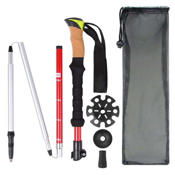 Trekking Pole Collapsible Walking Pole Lightweight Hiking Stick For Trekking Camping Traveling
