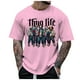 thumbnail image 1 of Playeras Hombre Cuello V Camiseta Casual De Manga Corta Con Estampado Para Hombre Tops De Moda C, 1 of 4