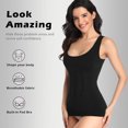 thumbnail image 5 of VASLANDA Women's Shapewear Tank Top Compression Firm Tummy Control Shaper Seamless Slimming Shaping Tanks Camisole, 5 of 7