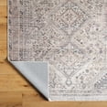 thumbnail image 3 of BoutiqueRugs Trula Traditional Area Rug - Machine Washable - Light Gray, Beige, Bone - 6'7" x 9', 3 of 8