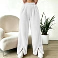thumbnail image 3 of BLCHUNen Lounge pants for Women Fleece Plush Casual Elastic Waist Homewear Sleep Winter Pajamas with Pockets, 3 of 9