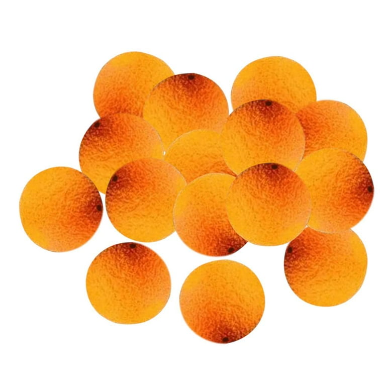 15pcs EVA Up Boilies Fishing Floating Ball Beads Artificial s , Orange, as  described