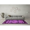 thumbnail image 3 of Ahgly Company Indoor Rectangle Oriental Purple Traditional Area Rugs, 5' x 7', 3 of 4