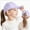 Purple, variant on KPOPLK Kids Baseball Hat With Visor and Ponytail Hole - Sun Protection Cotton Beach Hat for Little Girls and Children(2-8 Years,Blue)