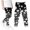 Black, variant on Kids Little Girls Leggings Butterfly Printed High Waist Ankle Length Yoga Pants Soft Lightweight Stretchy Tights Trousers 3-8 Years
