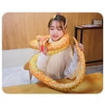 thumbnail image 3 of Serpiente gigante de peluche de juguete Animal de peluche Pitón Serpiente Almohada Muñeca Juguetes Serpiente falsa Hogar Decoraciones de Halloween 43 pulgadas (Blanco) Sincero Hogar, 3 of 5