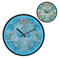 thumbnail image 2 of Indoor 12' Voice-Activated Luminous Decoration Wall Clock With LED Night Light Featuring Ornate Floral Motifs, 2 of 8