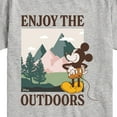 thumbnail image 3 of Disney - Enjoy The Outdoors Mickey - Toddler & Youth Short Sleeve Graphic T-Shirt, 3 of 5