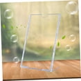 thumbnail image 3 of FUTUREORYY 6pcs Acrylic Desktop Document Holder Stand for Table Viewing L Shape, 3 of 8