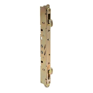 9-15/16" 2 Point Inward Lock with Short Plate Attached for Sliding Patio Glass Door Locking Mechanism Replacement with 9-7/8" Hole Spacing