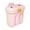 B, variant on Kingtowag Sakura Pink Hanging Kitchen Trash Bin with Lid 15L, Foldable No Drill Wall Mount for Bathroom, Camping, Large Inventory, Large Inventory