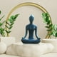 thumbnail image 5 of Figura de postura de yoga 1 Pieza De Adornos De Chica De Yoga Estatua De Estatuilla De Arte Estante Pequeño Decoración De Escritorio Estilo Azul 1 Estilo azul 1 Magideal Figura de postura de yoga, 5 of 7