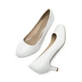 thumbnail image 5 of BURUDANI Women's Slip On Wedding Shoes Party Dress Low Heel Pumps Shoes, 5 of 8