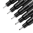 thumbnail image 5 of Prismacolor Premier Fine Line Illustration Markers, Assorted Fine Tips, Black, 5 Count, 5 of 5