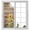 Brown Yellow, variant on Static Cling Non Adhesive Window Film, Eucalyptus Leaves Window Privacy Film Frosted, Spring Pastoral Butterfly Botanical Opaque Window Coverings for Small Windows, Home, 17.7 x 39.3 Inches