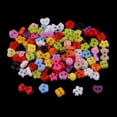 thumbnail image 2 of yuksok 100pcs Colorful Mini Resin Buttons for Sewing Scrapbooking 5-6mm Mixed, 2 of 8