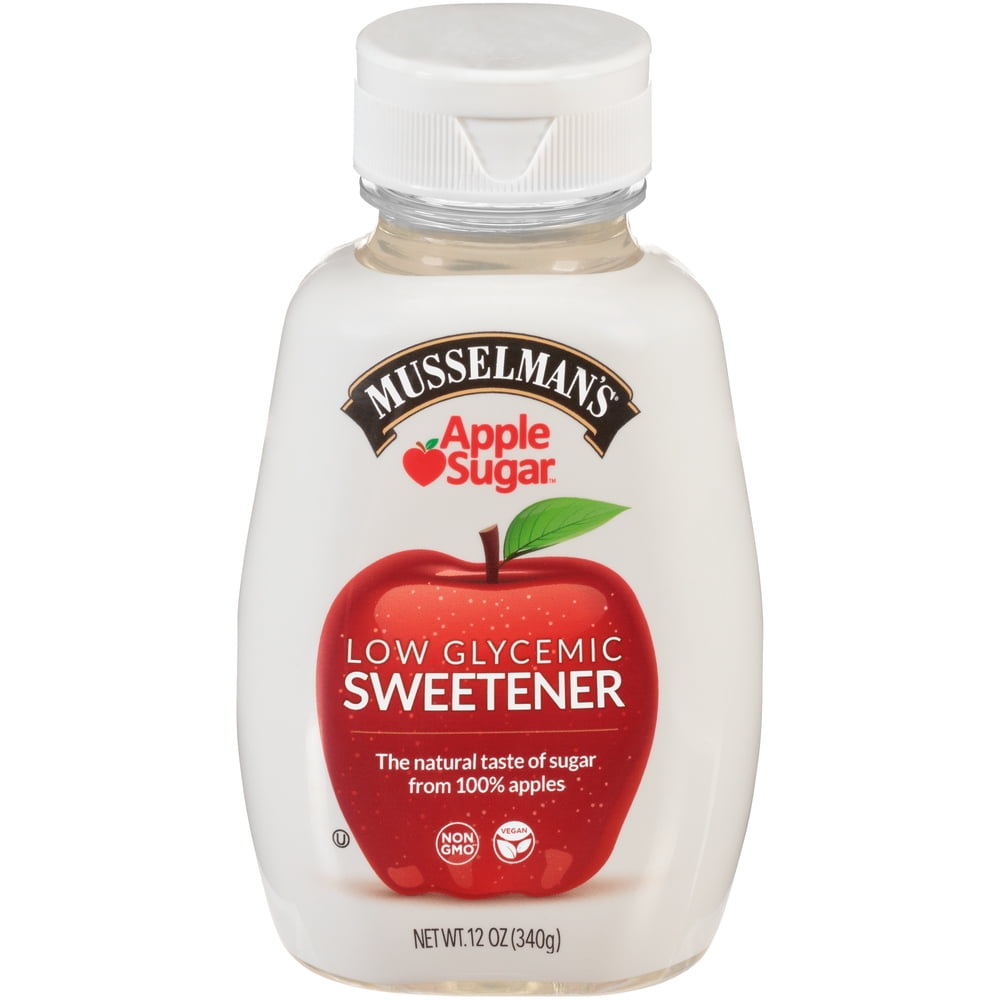 Musselman's Apple Sugar Low Glycemic Sugar Sweetener Bottle, 12 Oz