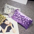 thumbnail image 4 of Girls Wallet Zipper Portable Marble Pattern Wristlet Change Purse Clutch Bag Purse, 4 of 7
