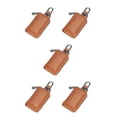 thumbnail image 3 of Qarigey Cartera de cuero Vintage, portátil, fecha de viaje, puerta, llaves de coche, monedero, organizador de recibos de tarjetas de crédito, soporte Type2 NO2 Qarigey CBP318977, 3 of 5