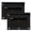 Black, variant on HOMEIORA 3 Ring Binder Pencil Pouches, Stationery Storage Bags with Zipper - Pencil Case with Double Pocket and Mesh Window - Purple, 2 Pack