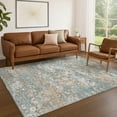 thumbnail image 6 of Addison Rugs Chantille Indoor/Outdoor Transitional Modern Teal Machine Washable Rectangle Rug, 10' x 14', 6 of 8