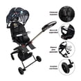 thumbnail image 2 of Carriola para Bebé de Viaje The Baby Shop  con Asiento Giratorio 360, Plegable, Reclinable Negro, 2 of 7