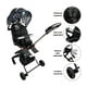 thumbnail image 2 of Carriola para Bebé de Viaje The Baby Shop  con Asiento Giratorio 360, Plegable, Reclinable Negro, 2 of 7