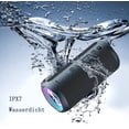 thumbnail image 3 of Altavoz Bluetooth inalámbrico portátil. Luz LED, IPX7, reproducción de 30 horas, mayor volumen, mejores graves, viajes duraderos, uso en exteriores, 3 of 5